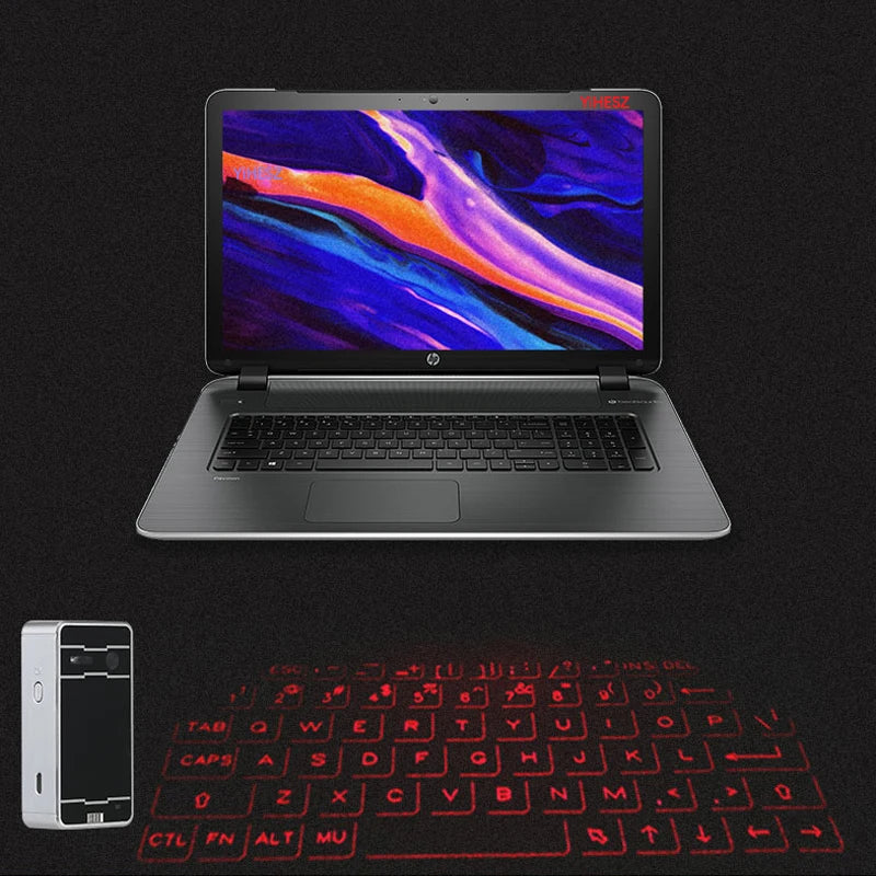 Teclado holográfico Laser Projection Portátil Bluetooth