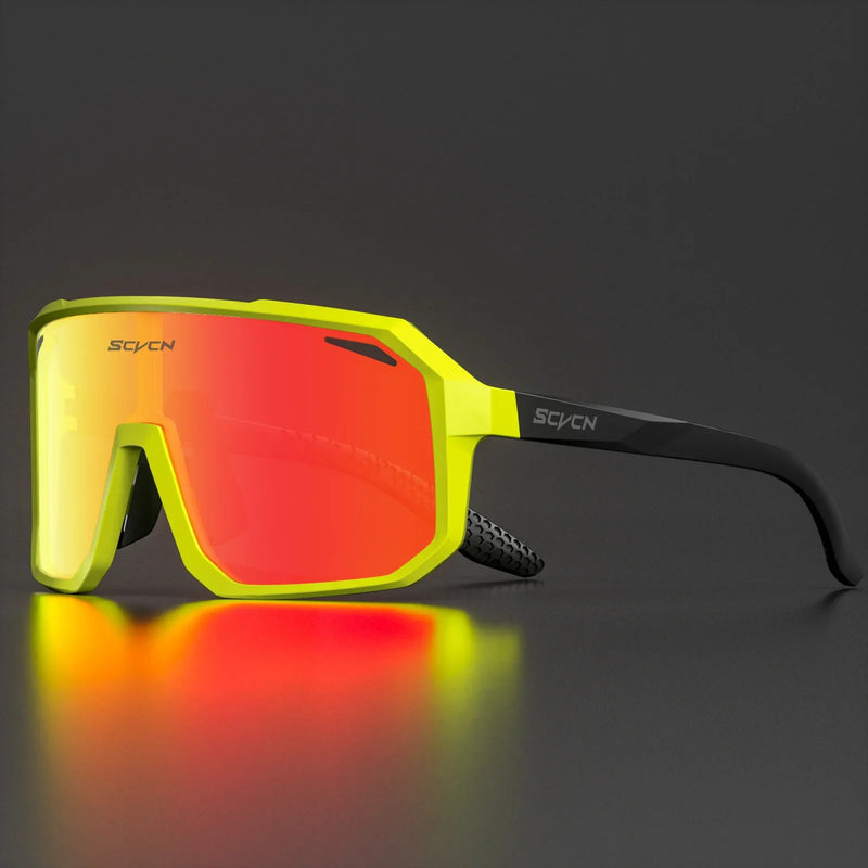 Scvcn óculos de ciclismo bicicleta mountain bike caminhadas acampamento golfe uv400 óculos de sol esporte proteção para homens mulheres beisebol
