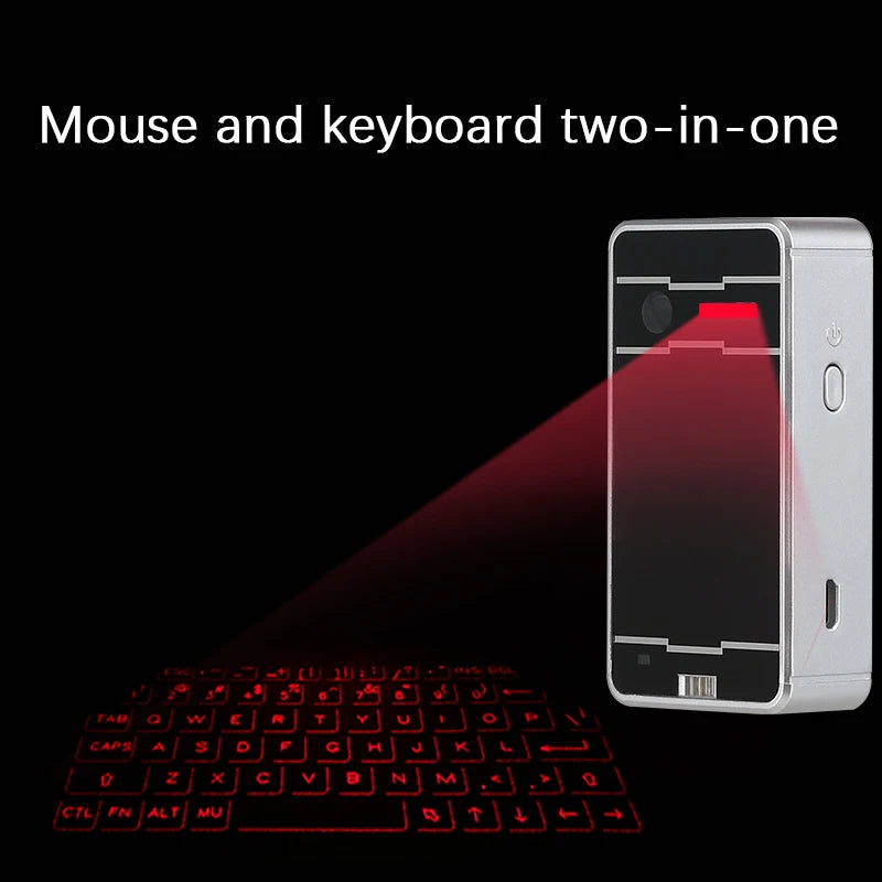 Teclado holográfico Laser Projection Portátil Bluetooth