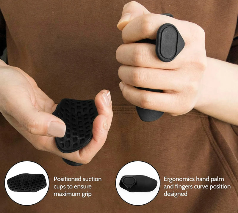 Luvas de Academia em Silicone — Antiderrapantes, Sem Dedos e com Proteção Antissuor.