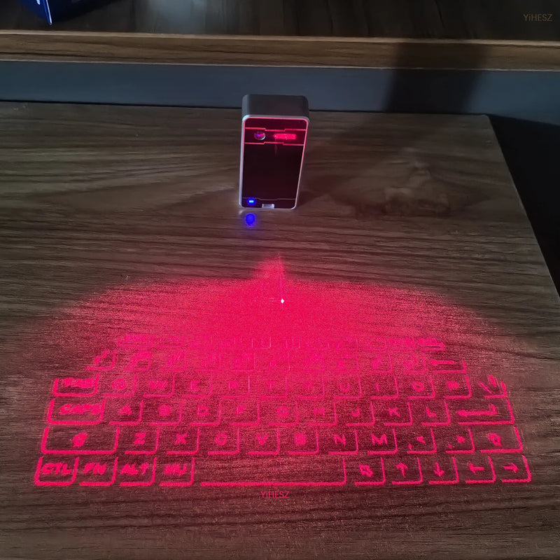 Teclado holográfico Laser Projection Portátil Bluetooth