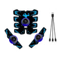 USB Rechargable EMS Muscle Stimulator ABS Arm 3 IN 1 Trainer Pad Wireless Smart Fitness Abdominal Training Electric Body Slim