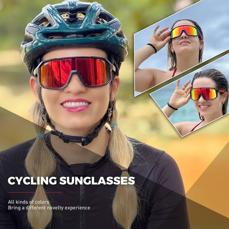 Scvcn óculos de ciclismo bicicleta mountain bike caminhadas acampamento golfe uv400 óculos de sol esporte proteção para homens mulheres beisebol
