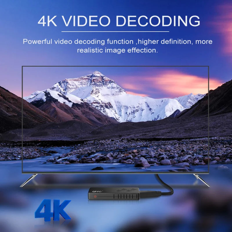 TV Box G96 H313 Android 13 | 4K + Controle Bluetooth por Voz | 2GB/8GB