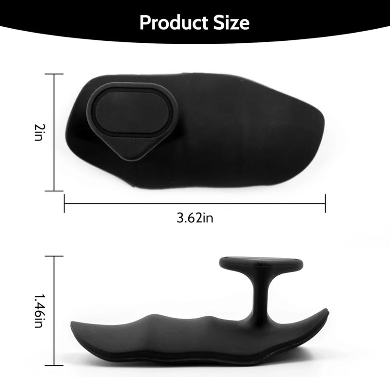 Luvas de Academia em Silicone — Antiderrapantes, Sem Dedos e com Proteção Antissuor.
