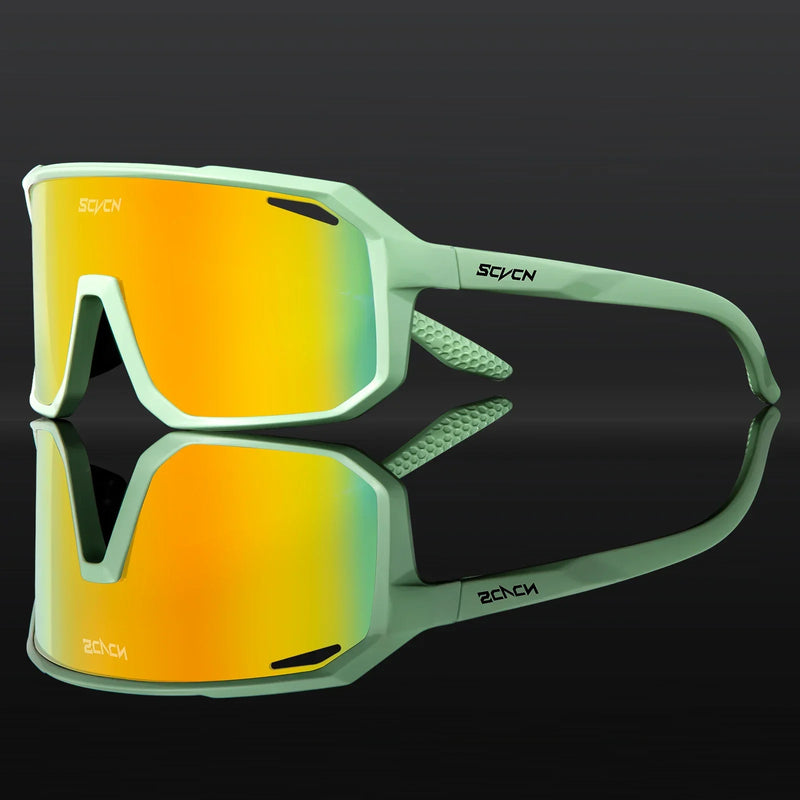 Scvcn óculos de ciclismo bicicleta mountain bike caminhadas acampamento golfe uv400 óculos de sol esporte proteção para homens mulheres beisebol