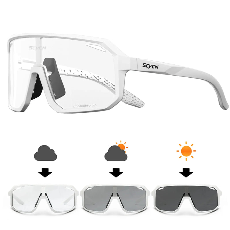 Scvcn óculos de ciclismo bicicleta mountain bike caminhadas acampamento golfe uv400 óculos de sol esporte proteção para homens mulheres beisebol