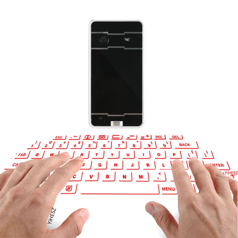 Teclado holográfico Laser Projection Portátil Bluetooth