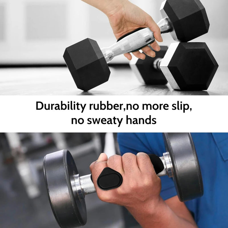 Luvas de Academia em Silicone — Antiderrapantes, Sem Dedos e com Proteção Antissuor.