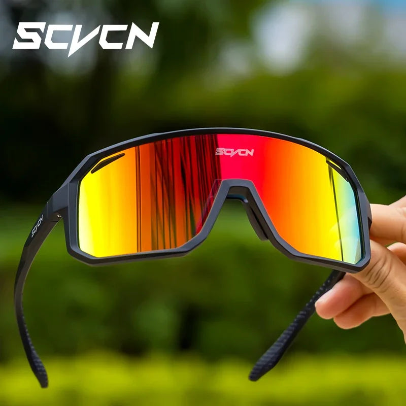 Scvcn óculos de ciclismo bicicleta mountain bike caminhadas acampamento golfe uv400 óculos de sol esporte proteção para homens mulheres beisebol