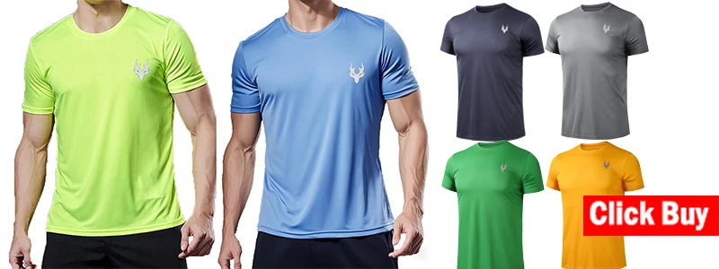 Camiseta Compressão Masculina 2025 – Esportiva de Verão para Corrida e Academia | Roupas de Secagem Rápida e Tecido Elástico